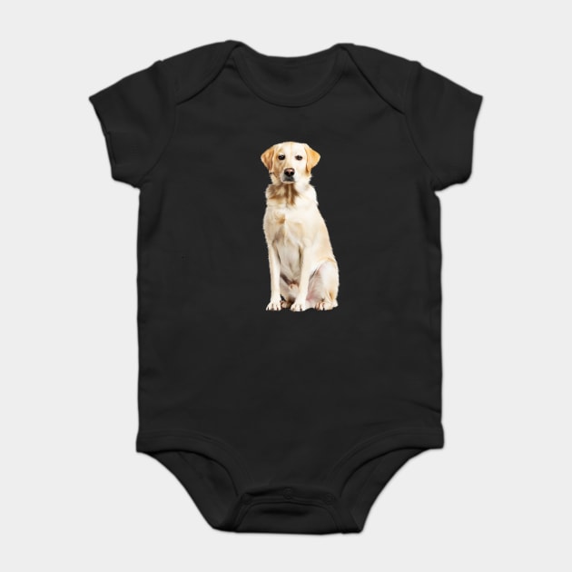 Labrador Retriever Dog, Lab Dog Lover Baby Bodysuit by logiamerch
